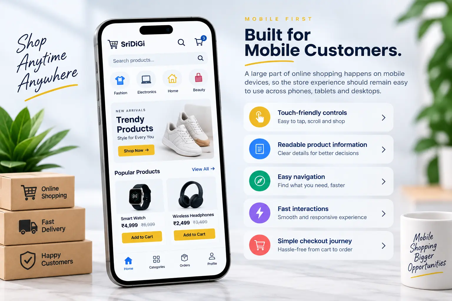 Mobile E-commerce App